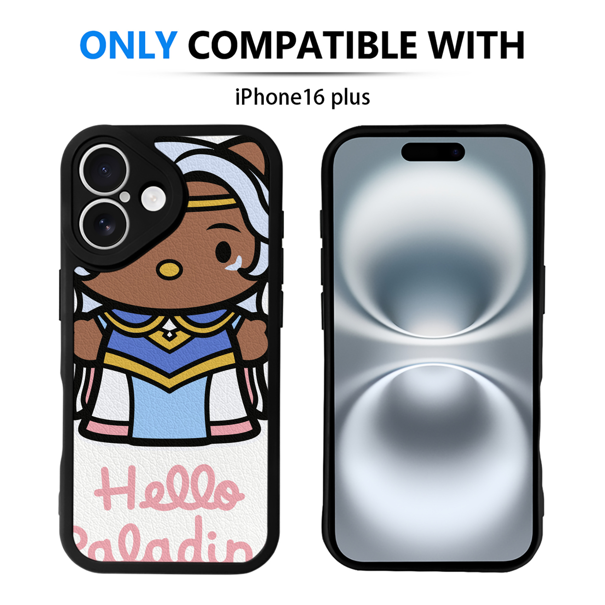 （画像用） Hello Kitty ハローキティ 【iPhone 16シリーズ対応】シリコンスマホケース（レザー調） 材質：シリコン